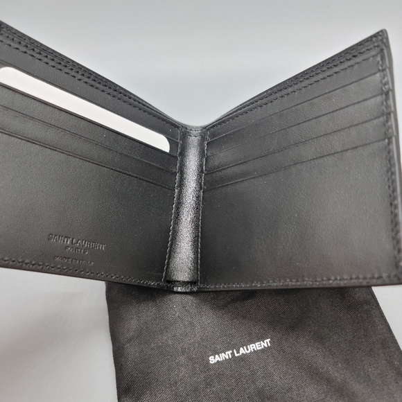 NEW SAINT LAURENT blue wallet - Picture 4 of 8